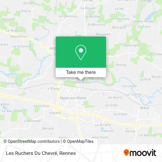 Les Ruchers Du Chevré map