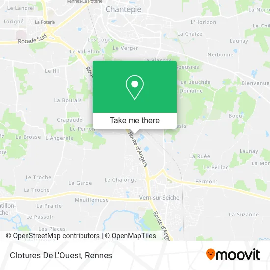 Clotures De L'Ouest map