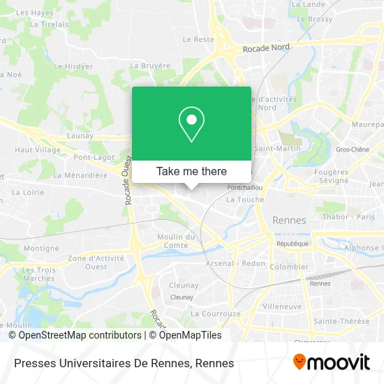Presses Universitaires De Rennes map