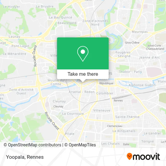 Yoopala map