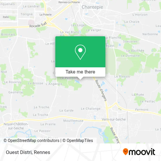 Mapa Ouest Distri