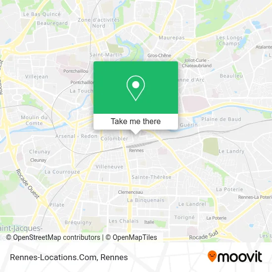 Rennes-Locations.Com map