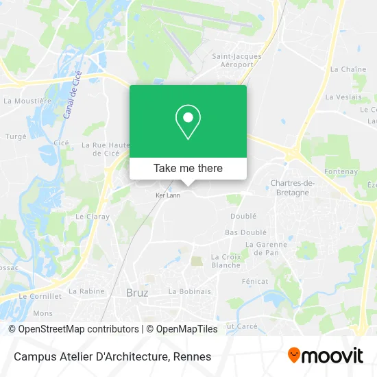Campus Atelier D'Architecture map
