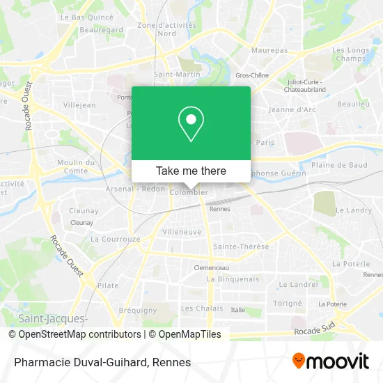 Pharmacie Duval-Guihard map