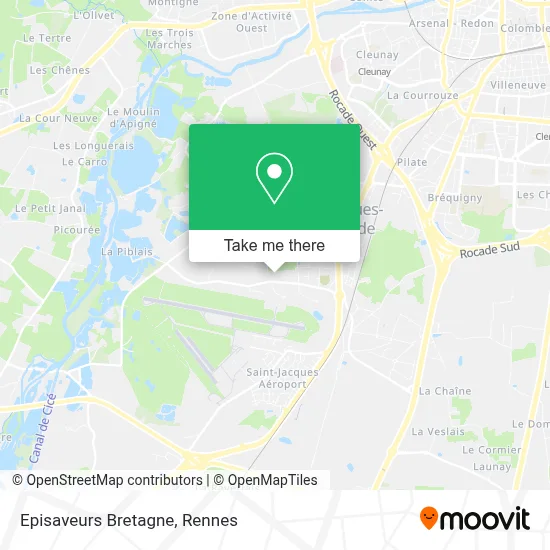 Episaveurs Bretagne map