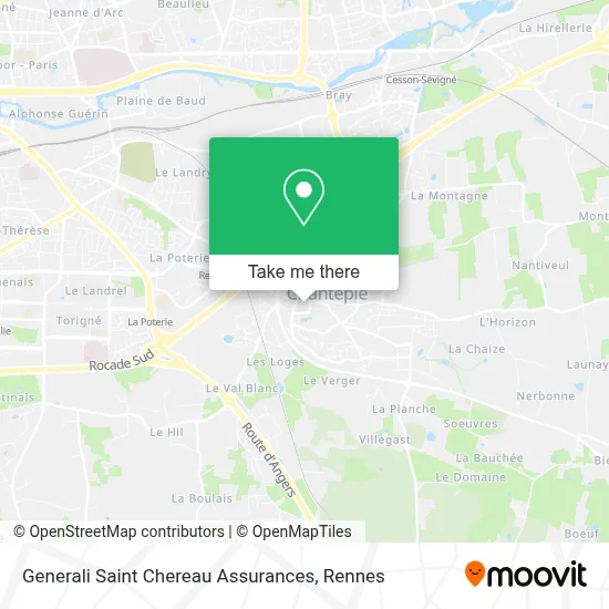 Generali Saint Chereau Assurances map