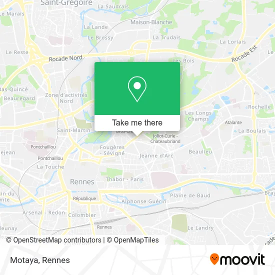Motaya map