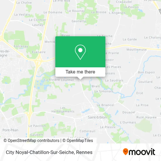 City Noyal-Chatillon-Sur-Seiche map