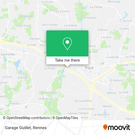 Garage Guillet map