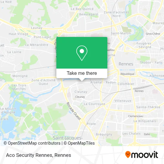 Aco Security Rennes map