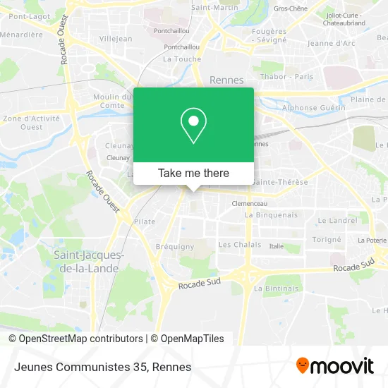 Jeunes Communistes 35 map