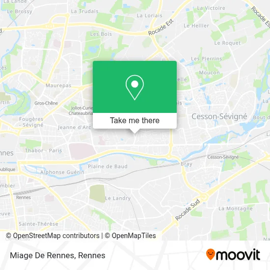 Miage De Rennes map