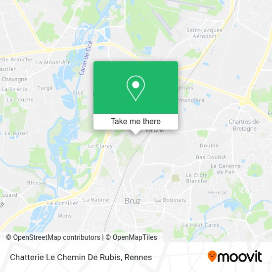 Chatterie Le Chemin De Rubis map