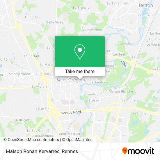 Maison Ronan Kervarrec map