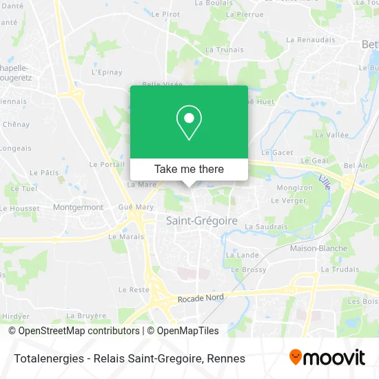 Totalenergies - Relais Saint-Gregoire map