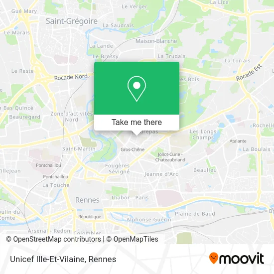 Unicef Ille-Et-Vilaine map