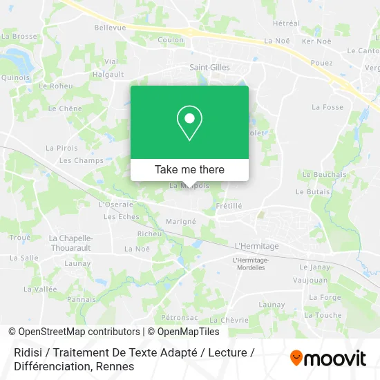 Ridisi / Traitement De Texte Adapté / Lecture / Différenciation map