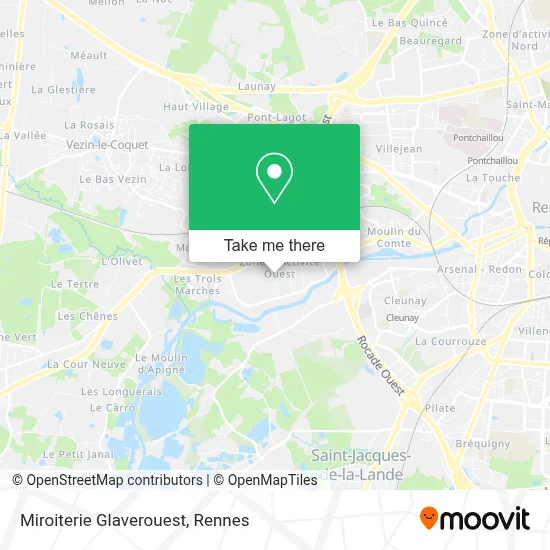 Miroiterie Glaverouest map