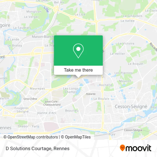 D Solutions Courtage map
