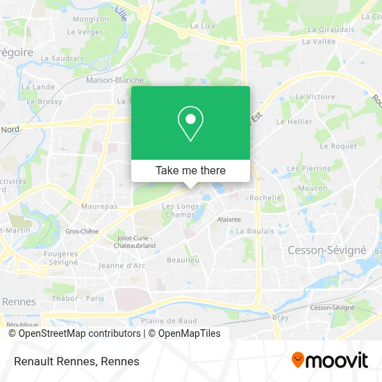 Renault Rennes map