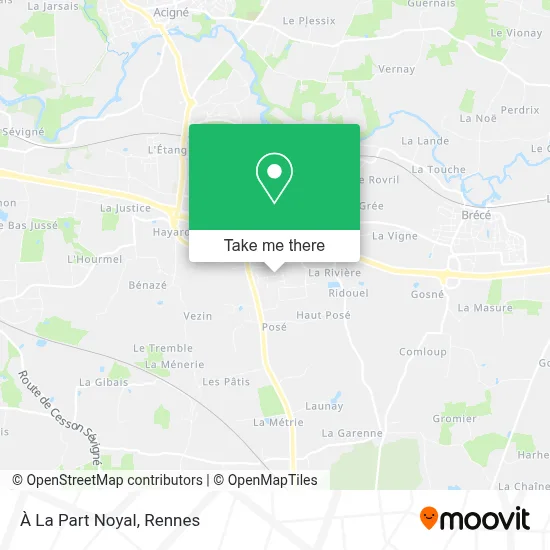 À La Part Noyal map