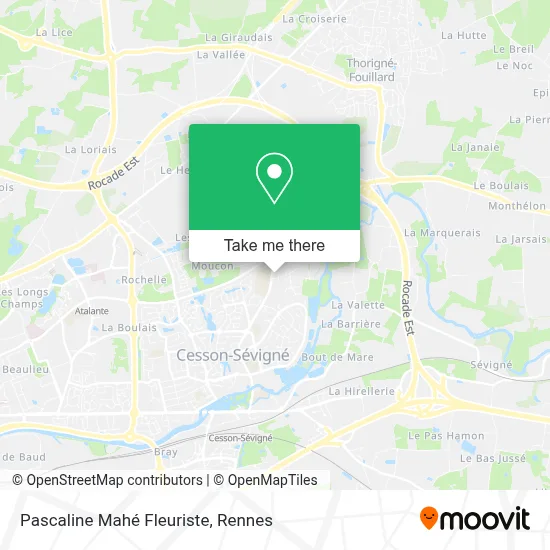Pascaline Mahé    Fleuriste map