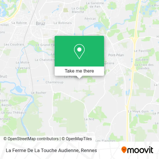 La Ferme De La Touche Audienne map