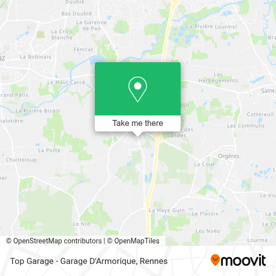 Top Garage - Garage D'Armorique map