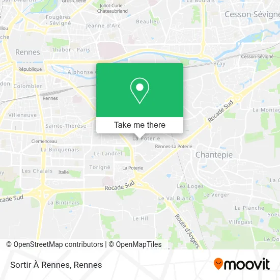 Sortir À Rennes map