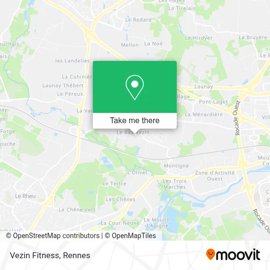 Vezin Fitness map