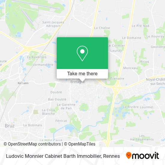 Ludovic Monnier Cabinet Barth Immobilier map