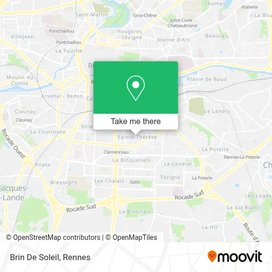 Brin De Soleil map