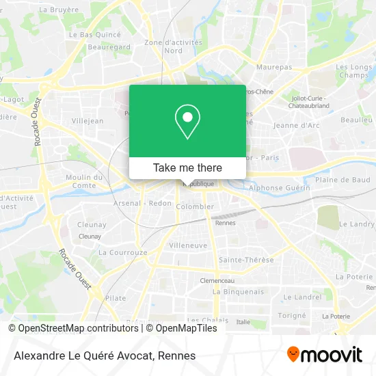 Alexandre Le Quéré Avocat map
