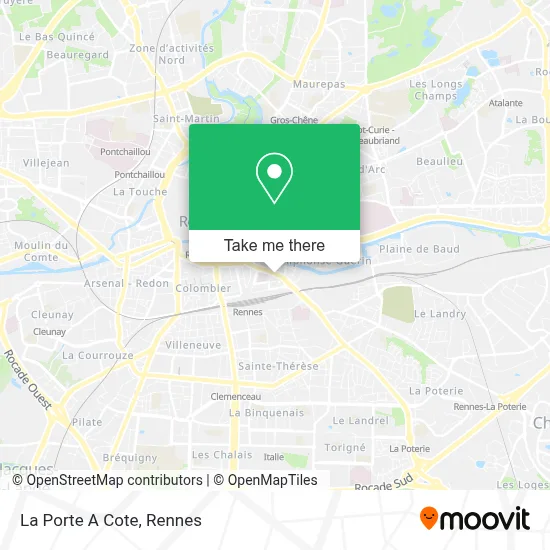 La Porte A Cote map