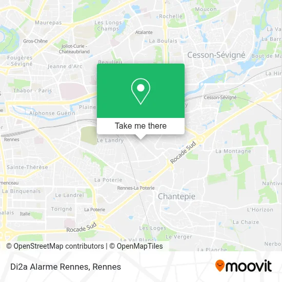 Di2a Alarme Rennes map