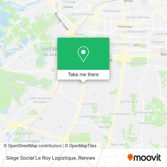 Siège Social Le Roy Logistique map