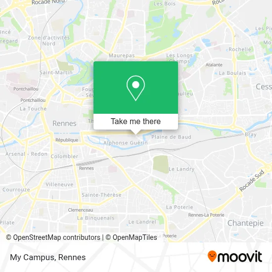 My Campus map
