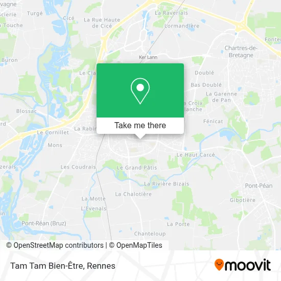 Tam Tam Bien-Être map