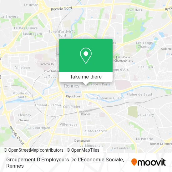 Groupement D'Employeurs De L'Economie Sociale map