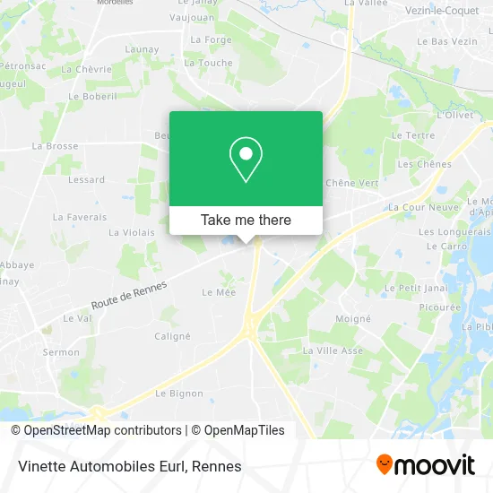 Vinette Automobiles Eurl map