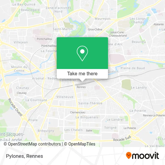 Pylones map