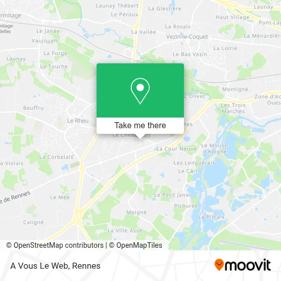 A Vous Le Web map