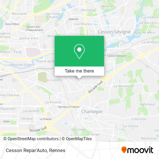 Cesson Repar'Auto map