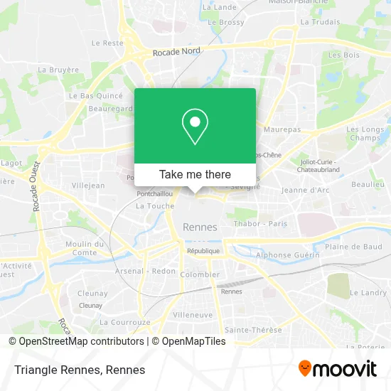 Triangle Rennes map