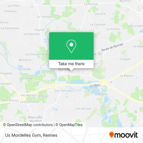Us Mordelles Gym map