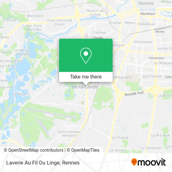 Laverie Au Fil Du Linge map