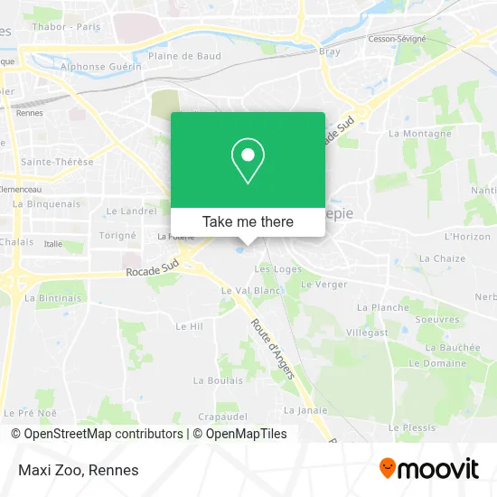 Maxi Zoo map
