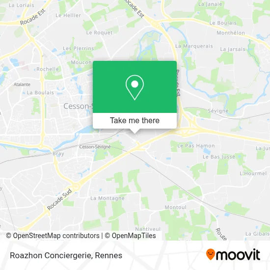 Roazhon Conciergerie map