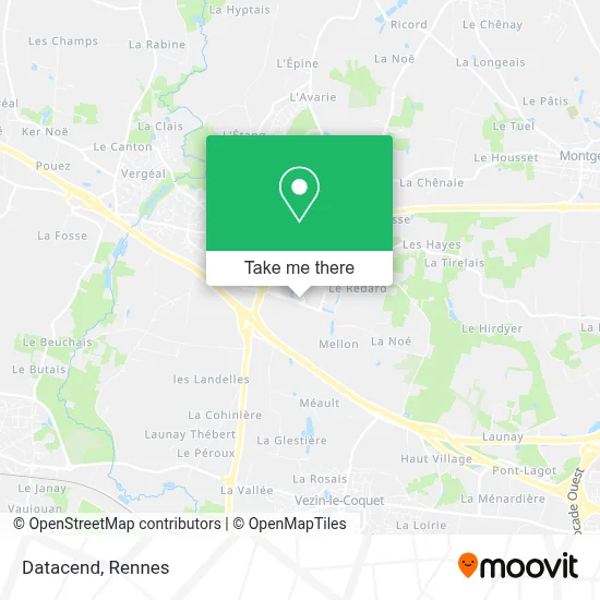 Datacend map