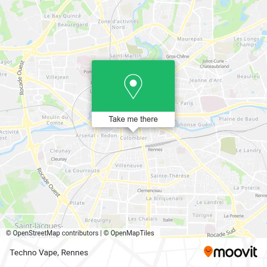 Techno Vape map